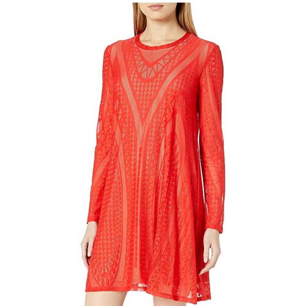 BCBG Natyly Lace Swing Dress